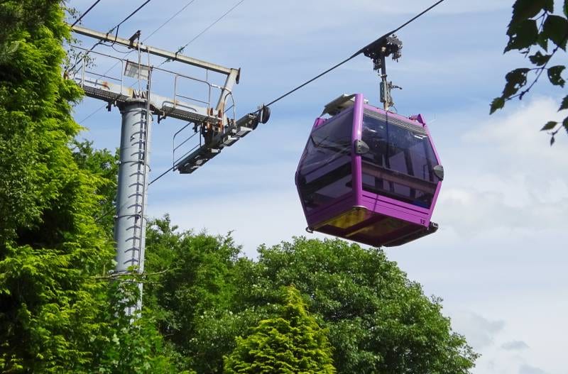 Skyride to Towers St. (From Forbidden Valley)