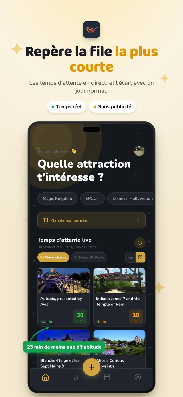 L'écran d'accueil de WikiCoaster